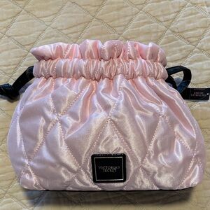 Victoria's Secret Light Pink Quilted Cosmetic Bag